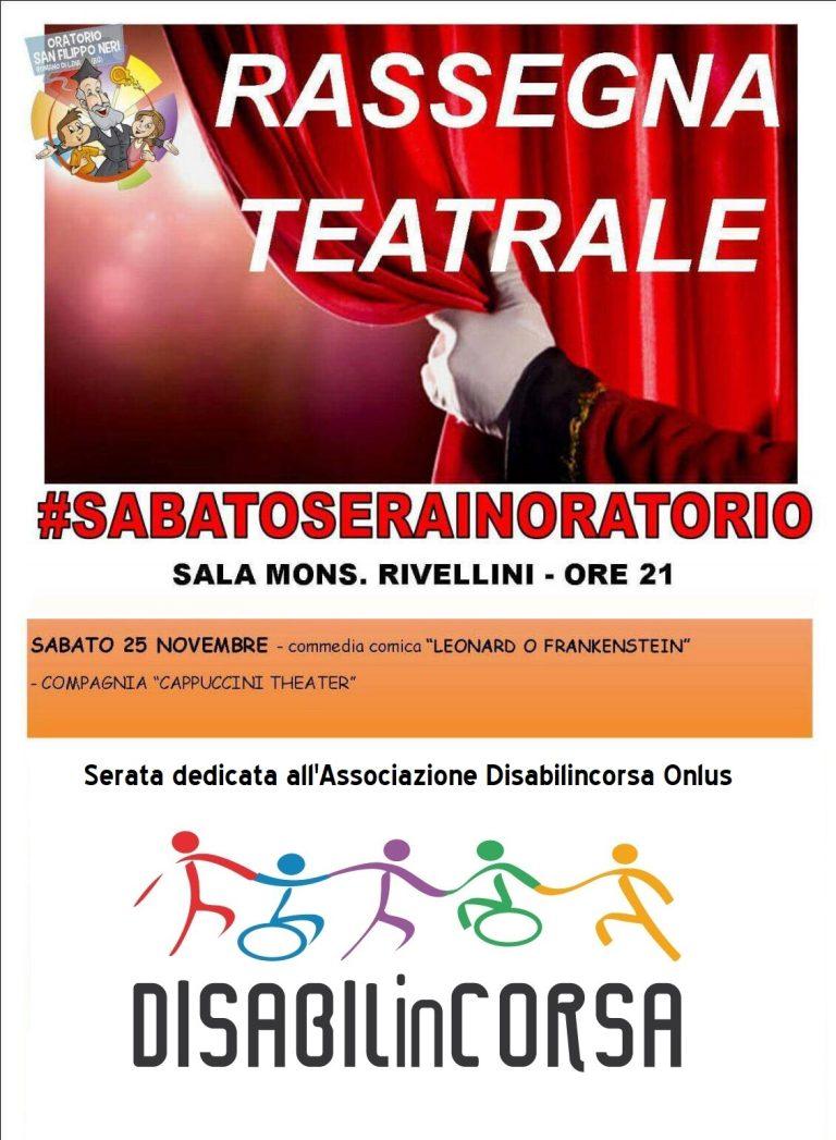 Scopri di più sull'articolo Una bellissima serata a teatro per la Disabilincorsa Onlus