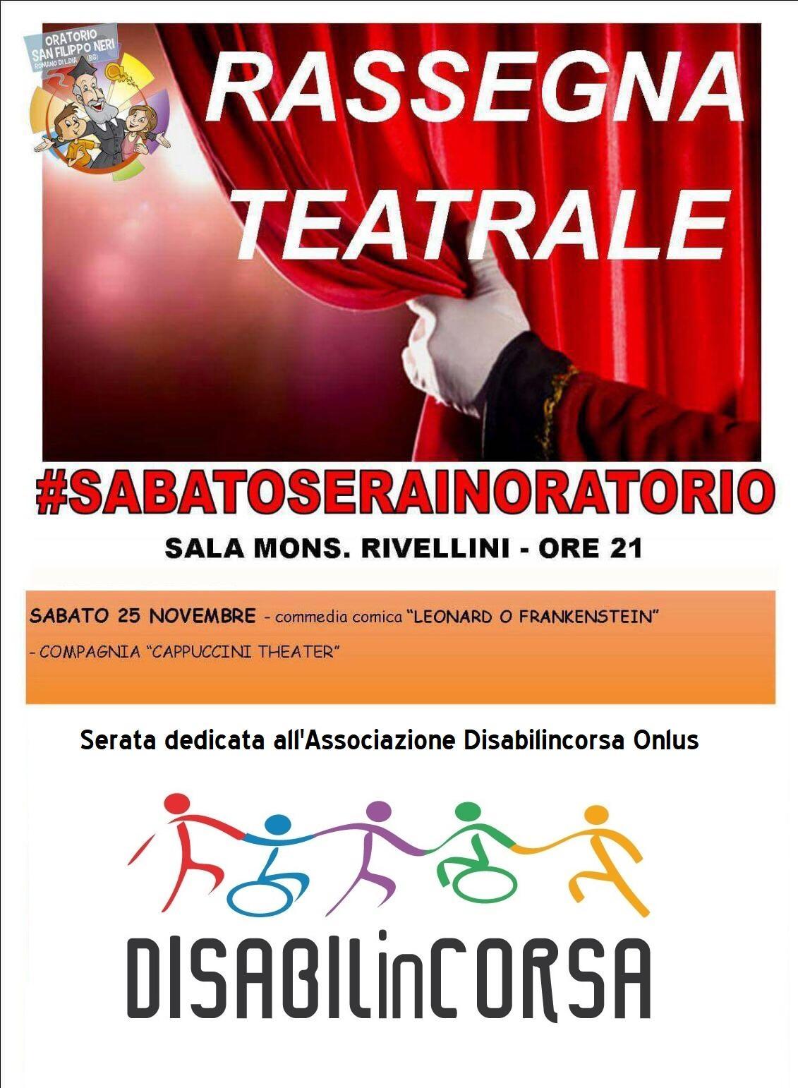 Al momento stai visualizzando Una bellissima serata a teatro per la Disabilincorsa Onlus