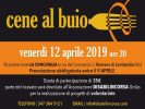 Cena al buio, venerdì 12 aprile 2019