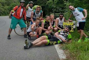 gruppo Disabilincorsa finisher Passatore 2019, in posa alla Colla