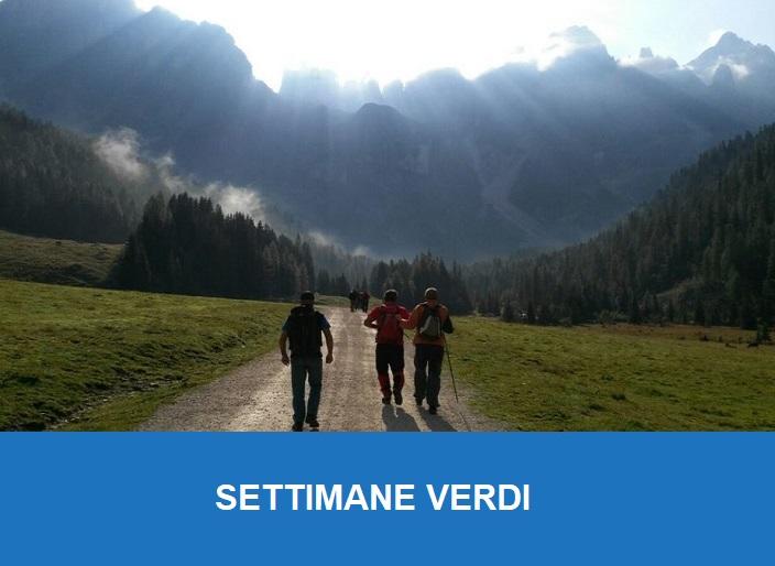 settimane verdi con Disabilincorsa: non vedenti in montagna