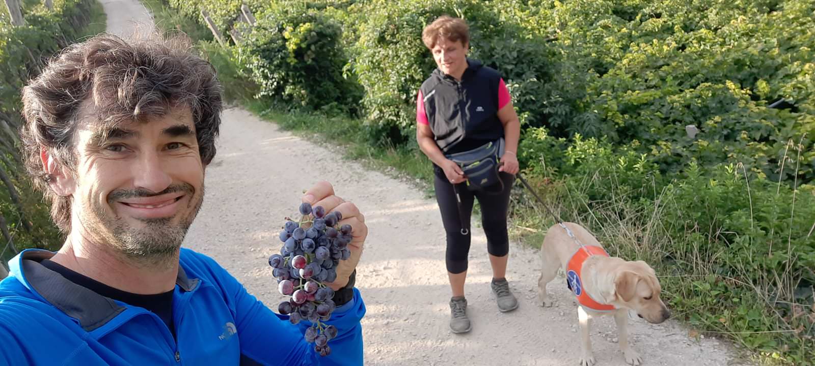 Lucio, il triatleta che presta gli occhi a Gina