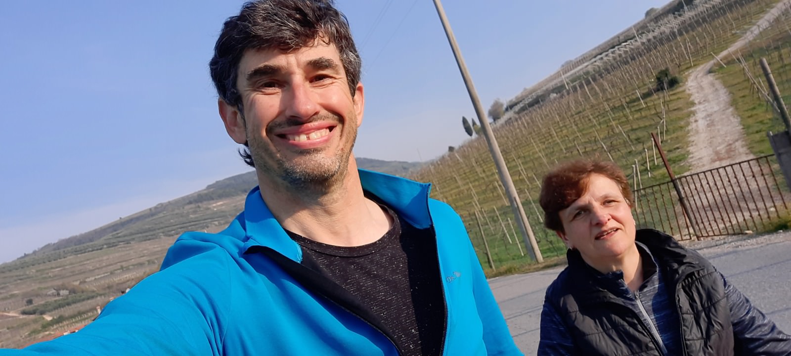 Lucio, il triatleta che presta gli occhi a Gina