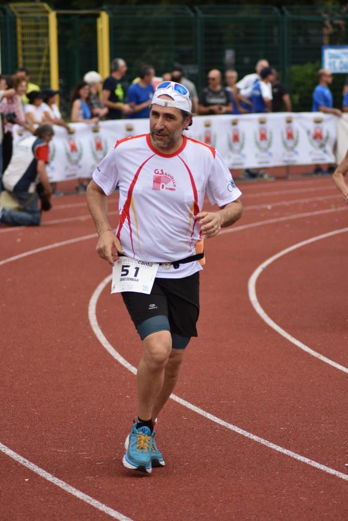 24 ore di Saronno Diego in piena azione in pista