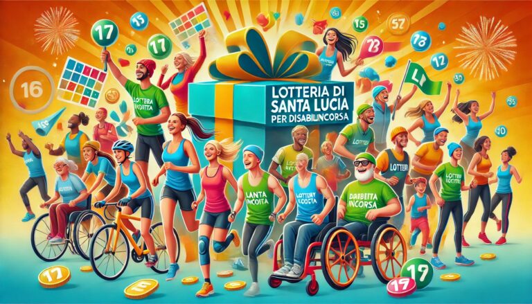 Scopri di più sull'articolo Lotteria di Santa Lucia per Disabilincorsa: Vinci Grandi Premi e Sostieni l’Inclusione