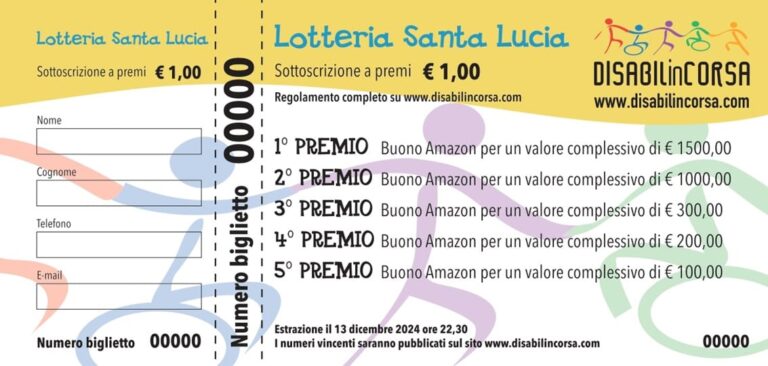 Scopri di più sull'articolo BIGLIETTI VINCENTI della Lotteria di Santa Lucia 2024