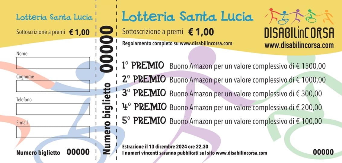 Al momento stai visualizzando BIGLIETTI VINCENTI della Lotteria di Santa Lucia 2024